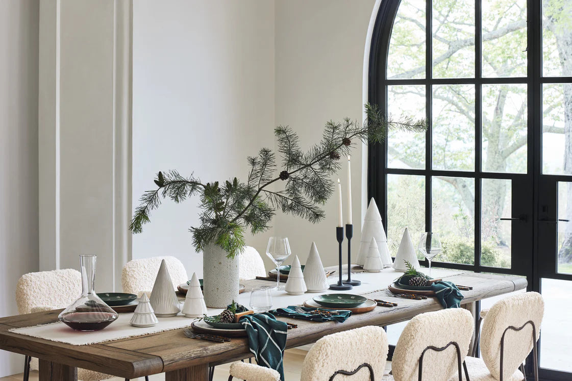 JEHROSE | Marin Green Windowpane EUROPEAN FLAX ‚Ñ¢-Certified Linen Napkin