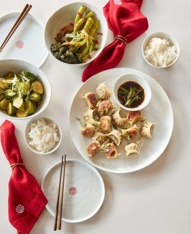 JEHROSE | Lunar New Year "Lucky" Embroidered Napkin