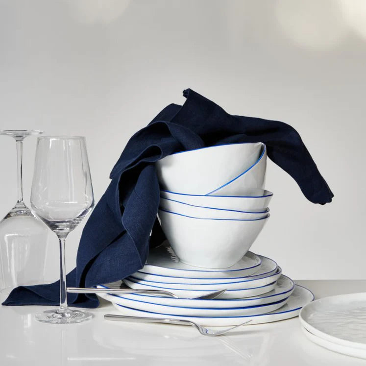 JEHROSE | Marin Deep Indigo European Flax ®-Certified Linen Napkin