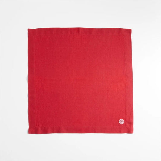 JEHROSE | Lunar New Year "Lucky" Embroidered Napkin